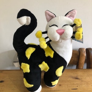 Amy Lacombe, Whimsiclay, Celestial Cat Plush Cuddly Toy - Etsy
