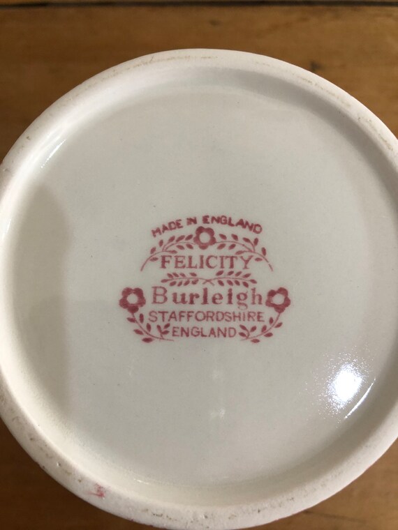 Burleigh Felicity Pink and White Floral Pattern Pint Jug - Etsy