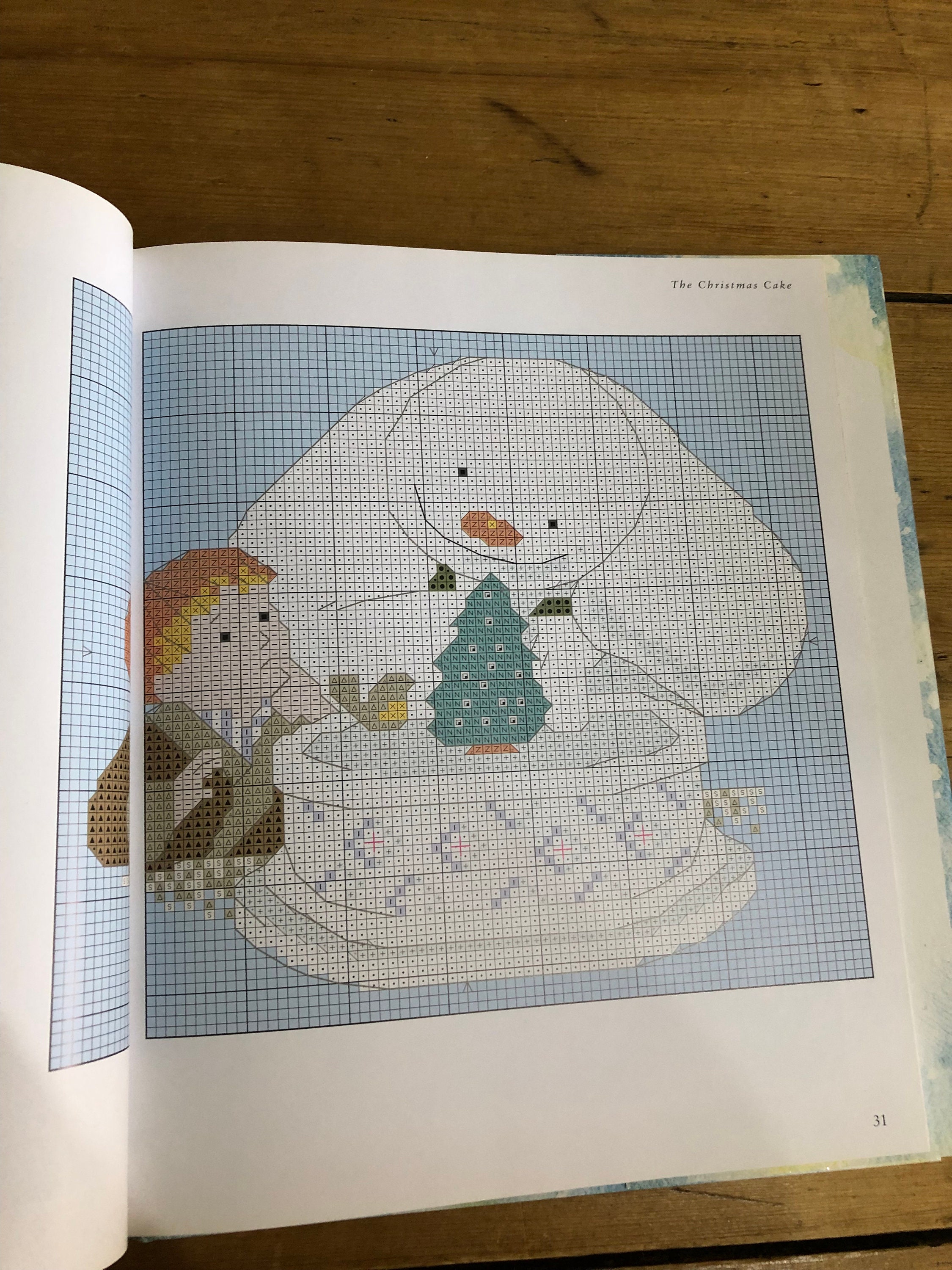 The Snowman in Cross Stitch Pattern Book - Etsy