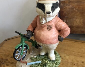Foxwood Tales, Picnic at Foxwood, Mr Gruffey, Badger Figurine by