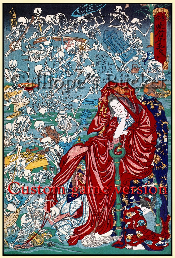 The Hell Courtesan, Jigoku Dayu Enlightenment This Ukiyoe Print Can Be