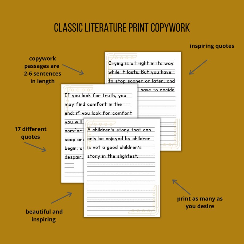 Charlotte Mason Printable Copywork C.S. Lewis Christian Homeschool ...