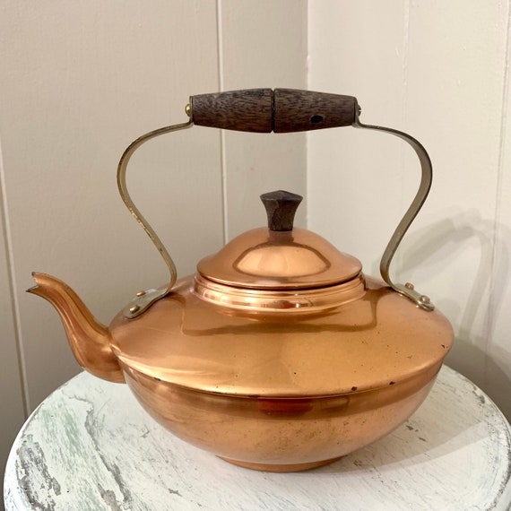 Nicul Stovetop Copper Tea Kettle Made in Portugal 
