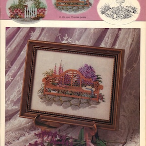 Counted Cross Stitch Collector Series - In the Garden - Victorian Garden pattern and instructions