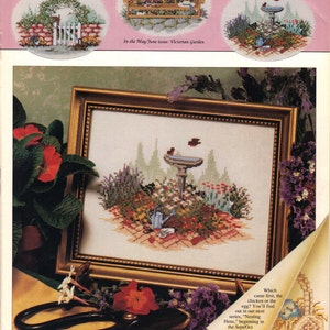 Counted Cross Stitch Collector Series - In the Garden - Country Garden pattern and instructions