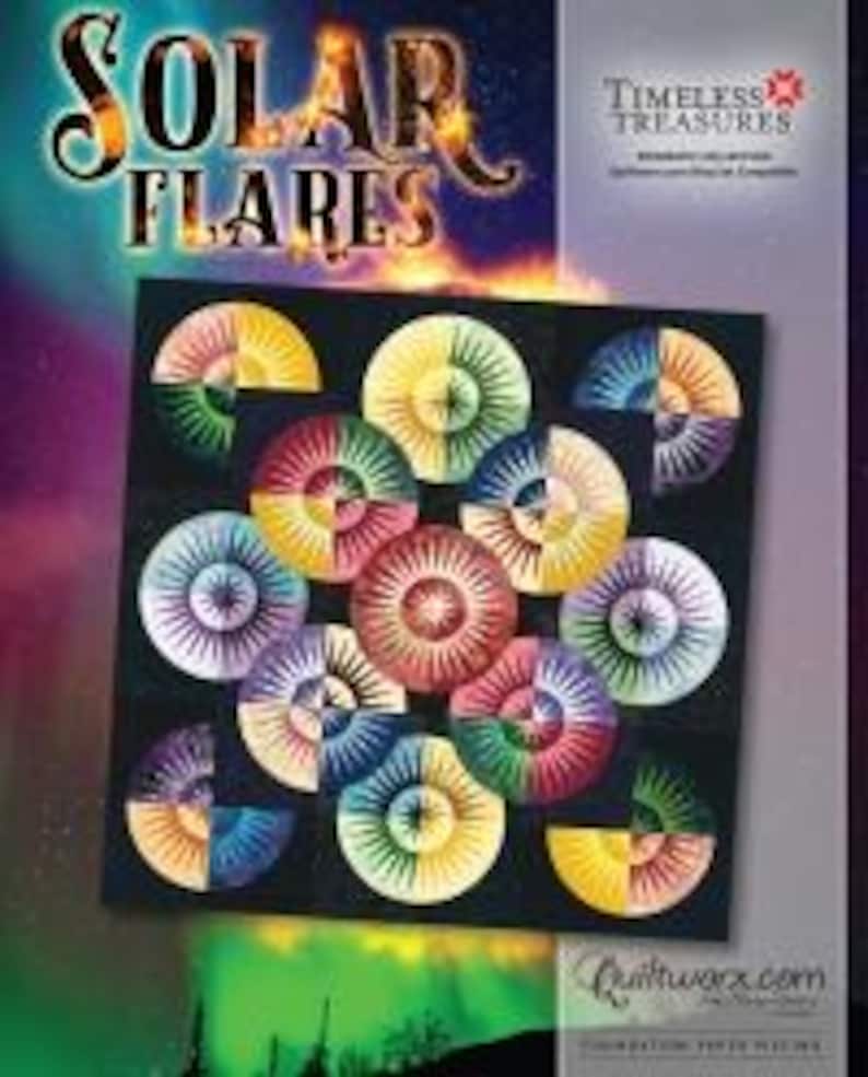 Solar Flares a Foundation Piece Pattern From Quiltworx - Etsy