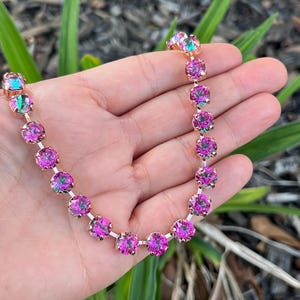 Passion Fruit 8mm Genuine Crystal Necklace