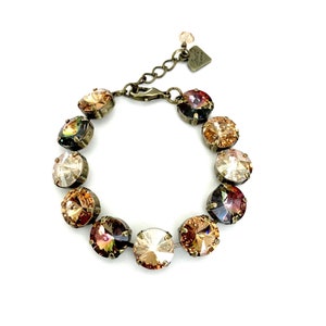 24 Karat • 12mm Genuine Austrian Crystal Bracelet