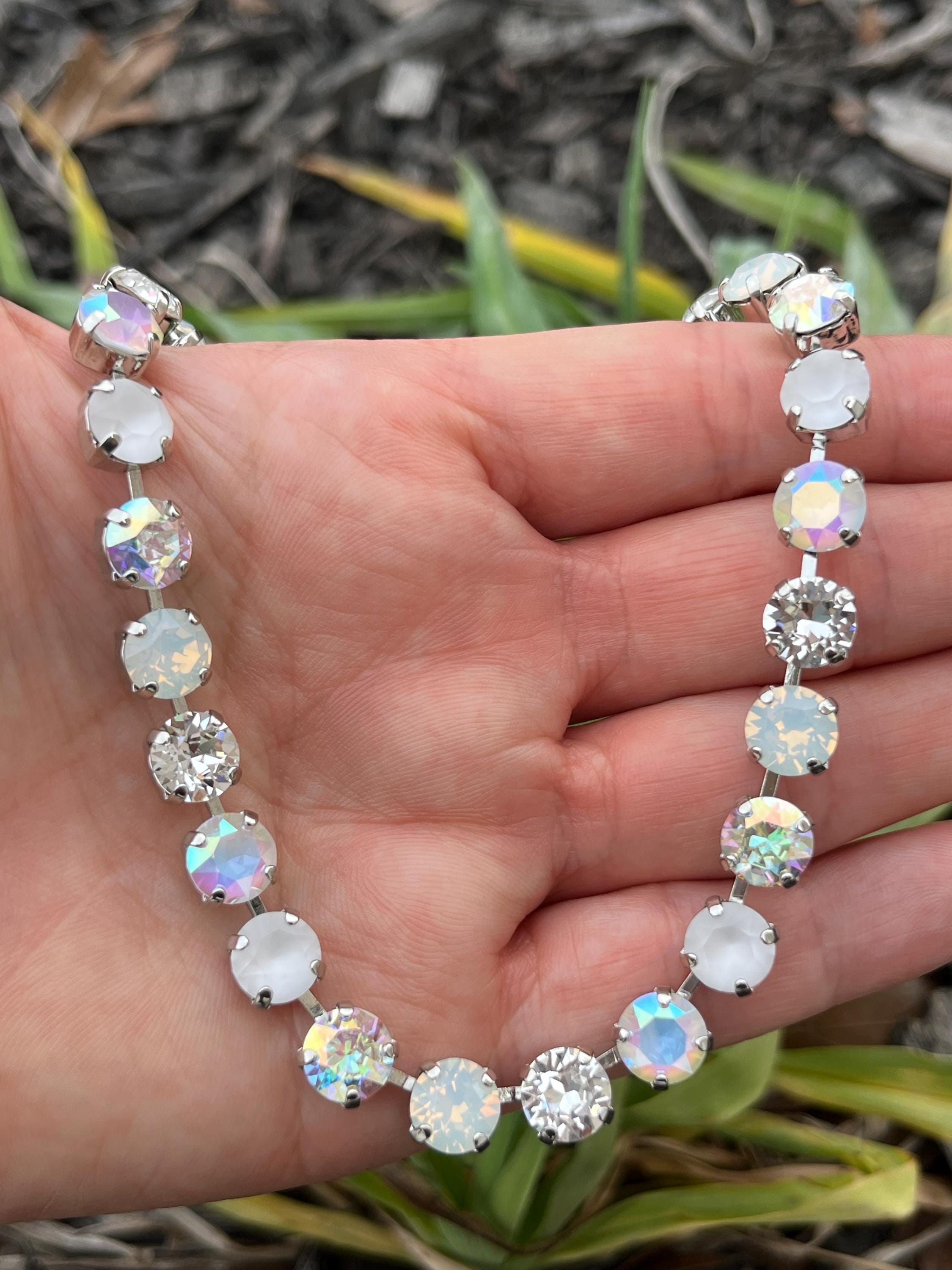 Mademoiselle 8mm Genuine Austrian Crystal Necklace - Etsy