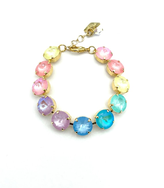 Flower Power • 12mm Genuine Austrian Crystal Bracelet