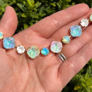 Garden Glow • Genuine Austrian Crystal 8mm/12mm Bracelet