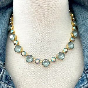 Agave • Genuine Austrian Crystal 8mm/12mm Necklace