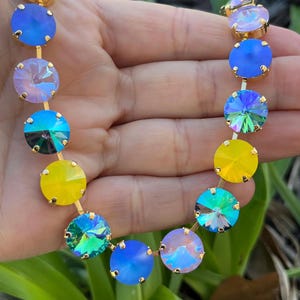 Bahama Mama • 12mm Genuine Austrian Crystal Necklace