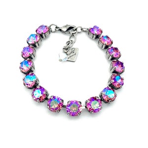 Rose Glacier • 8mm Genuine Austrian Crystal Bracelet