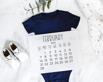 Calendar Mockup Etsy