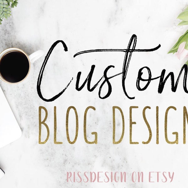 WEEKEND SALE! Custom Blog Design for Wordpress and Blogspot Blogs - Blog Design / Custom Blog Designs / Custom Blogs / Wordpress Blog