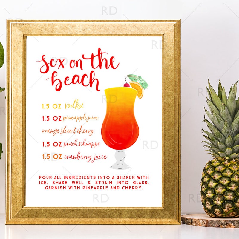 Sex on the Beach Not - Etsy