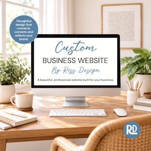 Custom Website Design for Small Businesses | Professional Business Website | Etsy Site