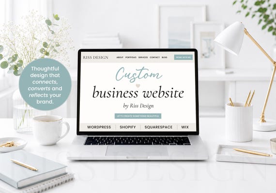 2 DAY ONLY SALE! Website Design / Custom Website / Website Design / Small Business Custom Wordpress Website / Etsy Business Website Design