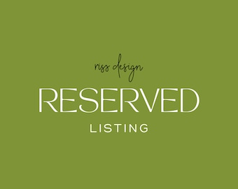 Reserved Listing