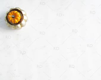 Fall Themed Desk Mockup / Styled Stock Photography / Mockup / Styled Photo for Blog Website / Desk Mockup Pumpkins / Marble Desk