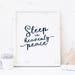 Sleep in Heavenly Peace PRINTABLE Holiday Art / Christmas - Etsy