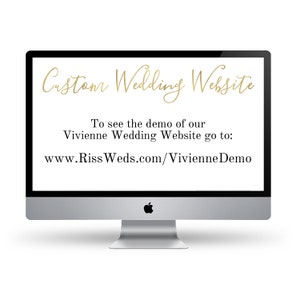 Custom Wedding Website Design / Custom Wordpress Website / Wedding Website RSVP Website / Website Design / Wedding Website Design image 5