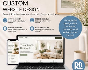 2 TAGE NUR SALE! Website-Design / Benutzerdefinierte Website / Website-Design / Small Business Custom Wordpress Website / Etsy Business Website-Design