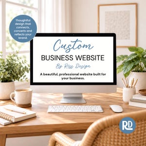 Custom Website Design for Small Businesses | Professional Business Website | Etsy Site