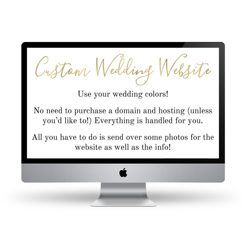 Custom Wedding Website Design / Custom Wordpress Website / Wedding Website RSVP Website / Website Design / Wedding Website Design image 4