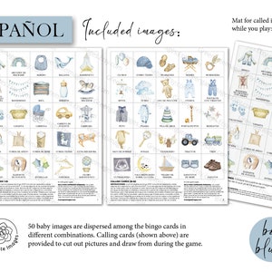 BOY - Lotería De Bebé: 100 Cards, PRINTABLE Bingo Pdf, Personalized ...