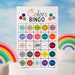 Colors Bingo Cards: Printable Bingo, 50 Cards, Senior Citizen ...