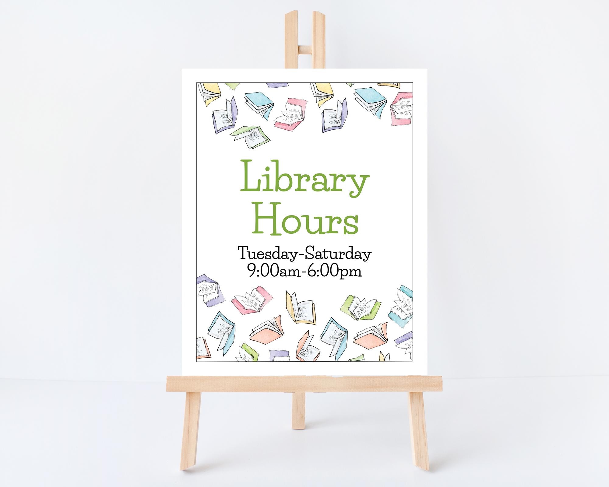 Sign Template - Editable Corjl, 8.5x11