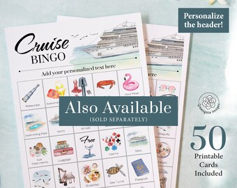 Travel Bingo Game Set - 24 Player Cards, Perfect For Family Trips, Parties, Large Group Activities