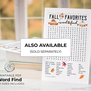 Pumpkin Patch Bingo Cards: PRINTABLE Bingo With Labeled Pictures. 50 ...