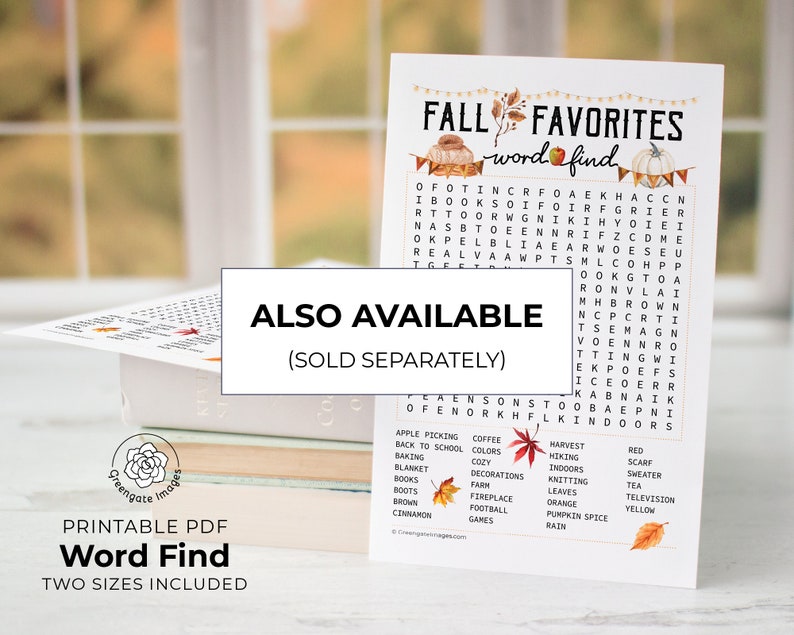 Pumpkin Patch Bingo Cards: PRINTABLE Bingo With Labeled - Etsy