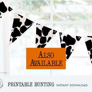 Cow Print Cupcake Wrappers PRINTABLE Cupcake Wraps Pdf Farm - Etsy