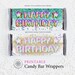 Happy Birthday Candy Bar Wrappers PRINTABLE Hershey Bar Wrapper, Pdf ...