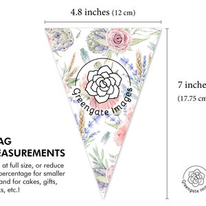 Mother's Day Bunting - PRINTABLE Floral Banner PDF. Mom's/mum's ...