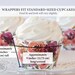 Wedding Cupcake Wrappers PRINTABLE Floral Cupcake Wraps Pdf, Burnt ...