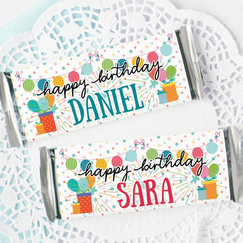 Personalized Candy Wrappers - Etsy