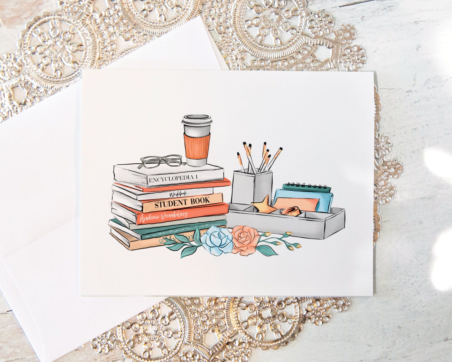 School Note Cards PRINTABLE Notecard Instant Download PDF. - Etsy