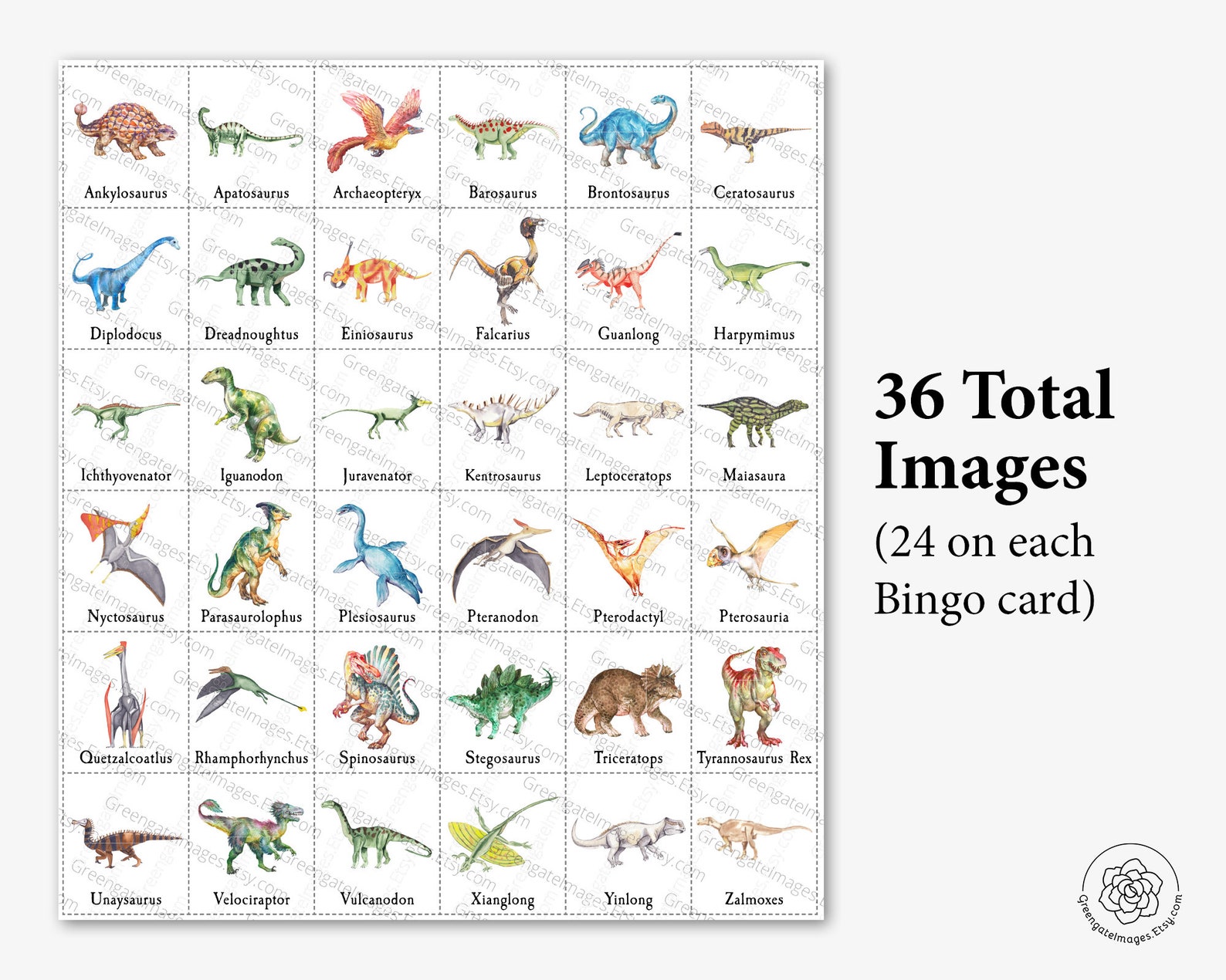 Dinosaur Bingo Cards: Printable Bingo Cards 50 Cards Kids - Etsy Canada