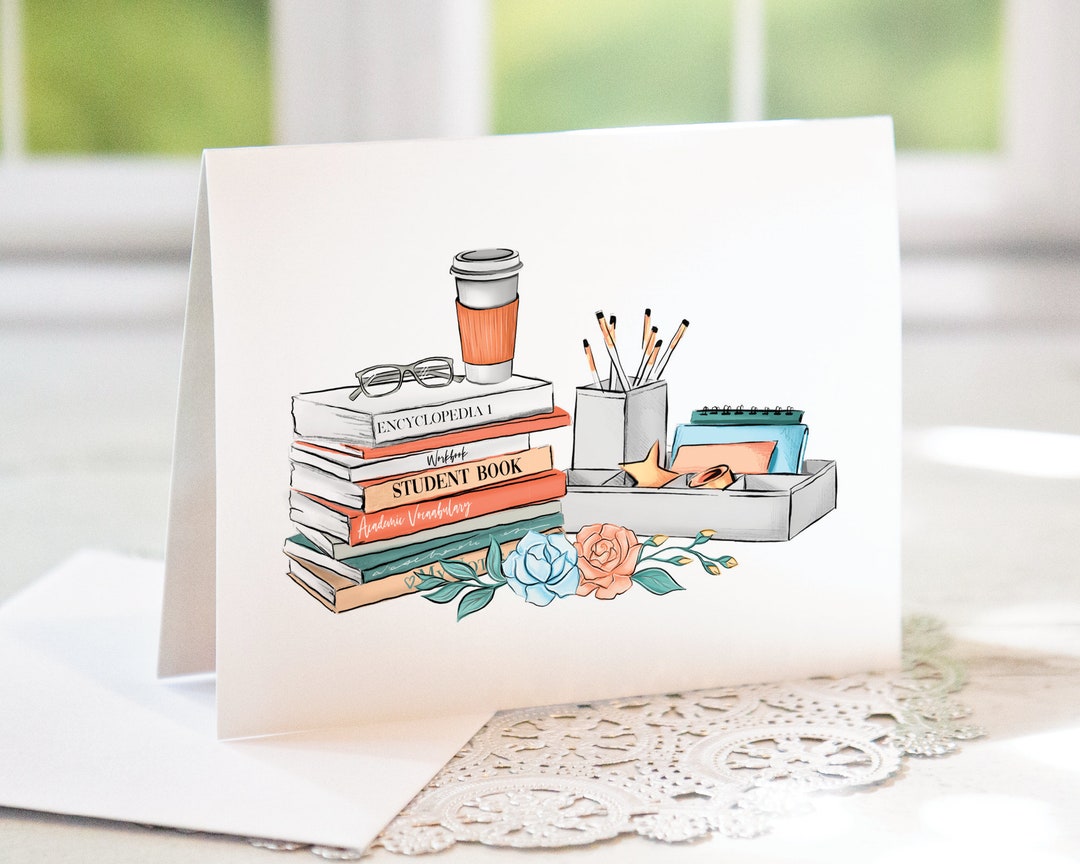 School Note Cards PRINTABLE Notecard Instant Download PDF. General ...