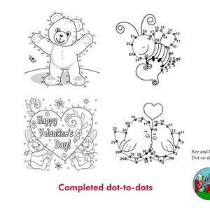 Dot-to-dot Valentines - Printable, Connect the Dots, Kids Activities ...