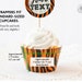 Tiger Print Cupcake Wrappers Toppers PRINTABLE Wrappers - Etsy