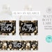 New Year's Water Bottle Label Printable, Corjl Editable, Beverage Wrap ...