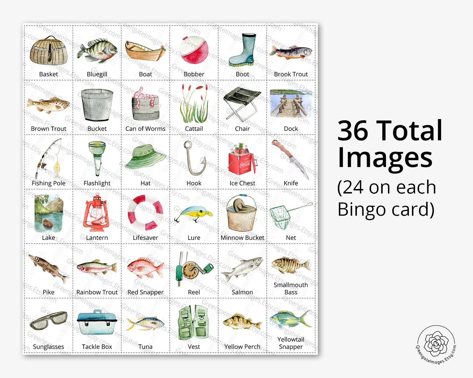 Fish Bingo Printable