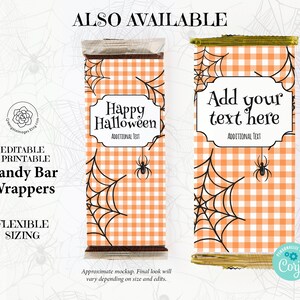 Halloween Candy Bar Wrappers PRINTABLE Hershey Bar Wrapper | Etsy