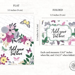 Spring Place Cards PRINTABLE Buffet Sign, Editable in Corjl, Party Food ...